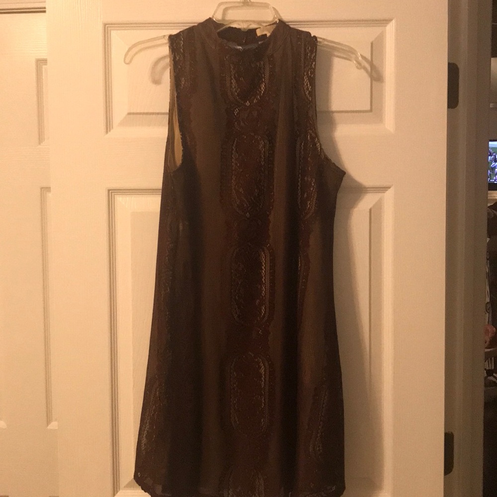 Lace Burgundy Cocktail Dress